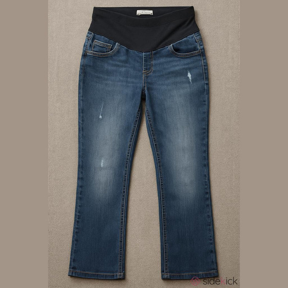 Paris Blues Blue Ankle Cropped Jeans​​ - Picture 3 of 3